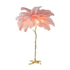 Ostrictch Feather Floor Lamp