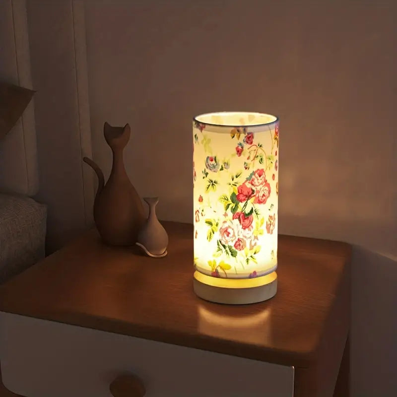 Lampada da notte effetto lino - LinoGlow