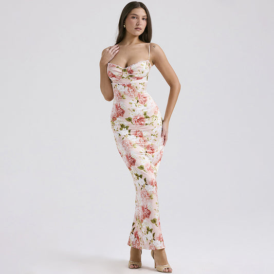 Vellina Robe Longue Fleurie