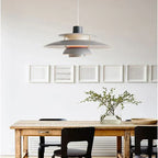 Morandi moderní LED závěsná lampa s odstínem