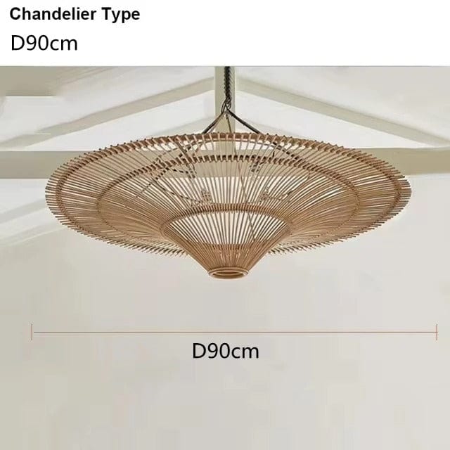 Liora Rattan Chandelier