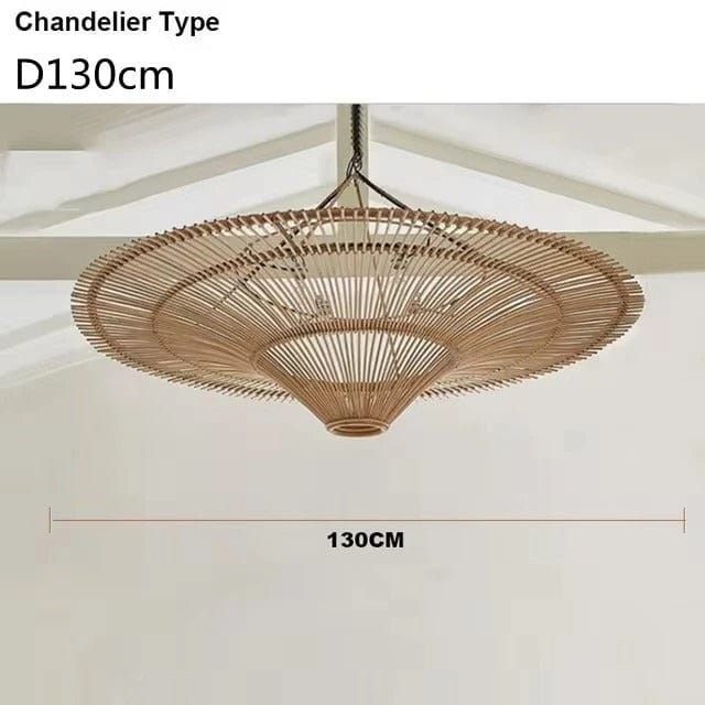 Liora Rattan Chandelier