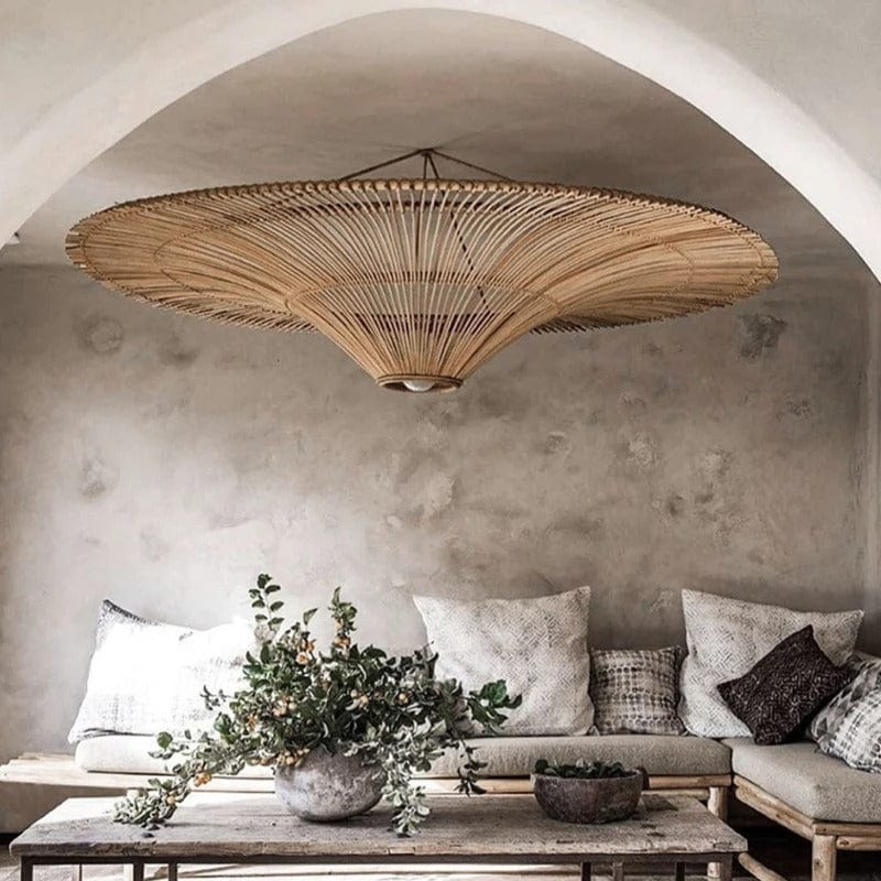 Liora Rattan Chandelier