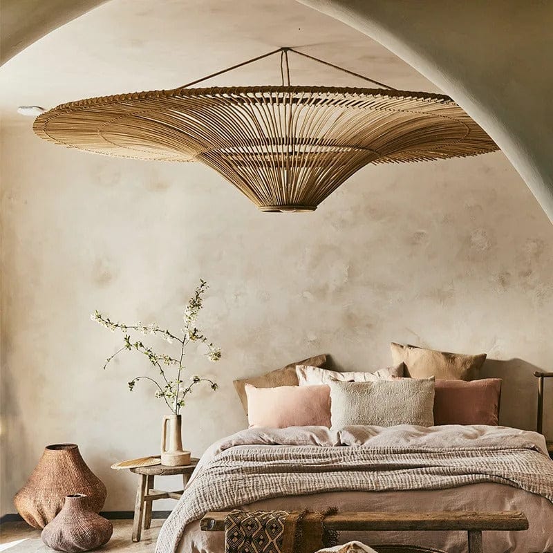 Liora Rattan Chandelier