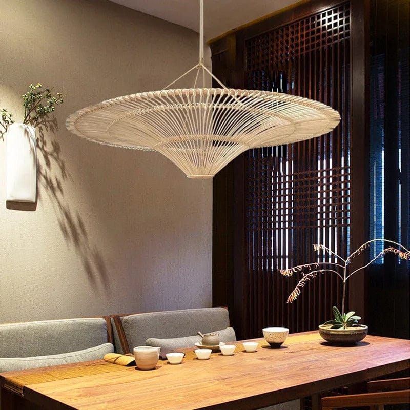 Liora Rattan Chandelier
