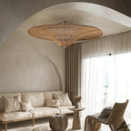 Liora Rattan Chandelier