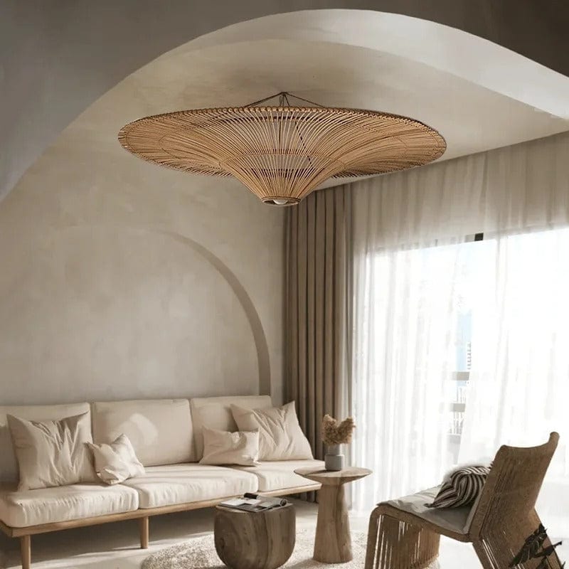 Liora Rattan Chandelier