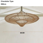 Liora Rattan Chandelier