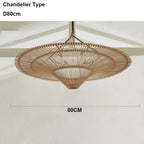 Liora Rattan Chandelier