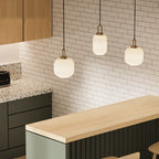 Marisol Vintage Glass Pendant Lights In Art Deco Style