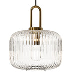 Marisol Vintage Glass Pendant Lights In Art Deco Style